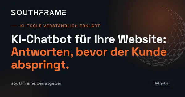 KI-Chatbot f&uuml;r die Website – Titelbild zum Ratgeber