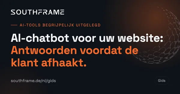 AI-chatbot voor de website – omslagbeeld van de gids